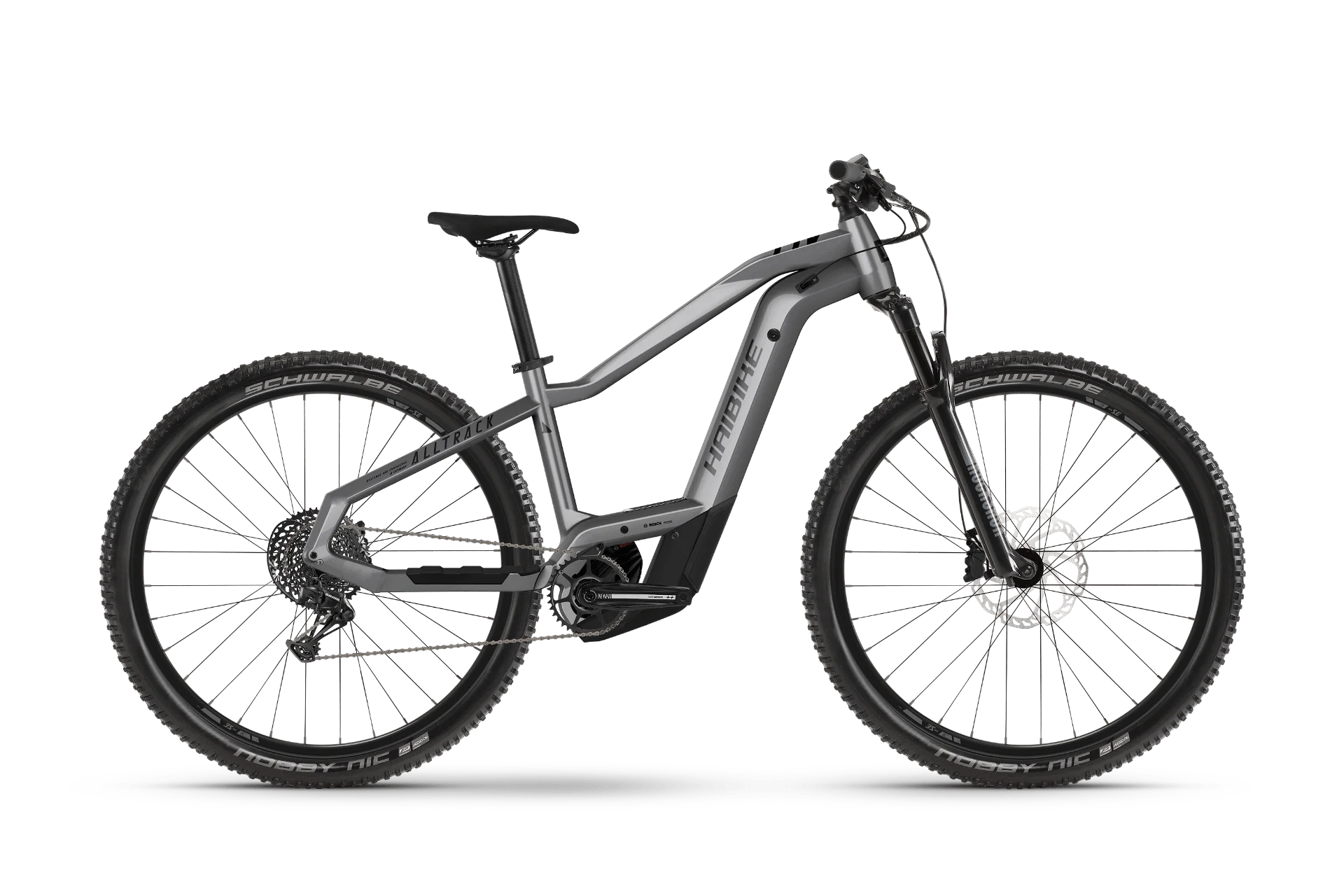 e mountainbike hardtail haibike E-Bike Haibike ALLTRACK 9 29 MTB Hardtail MATT_GLOSS_SILVER_BLK 2024 – Bikefactory46