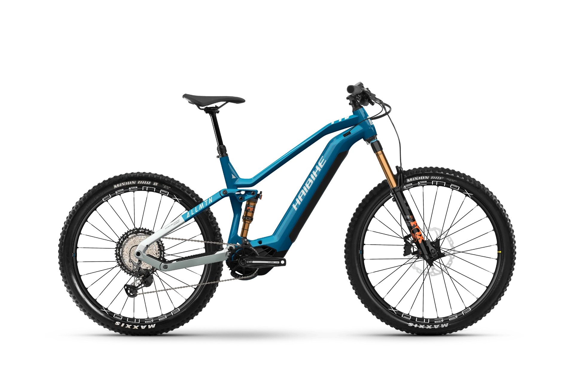 e bike fully blau E-Bike Haibike AllMtn 10 MTB Fully blue/silver