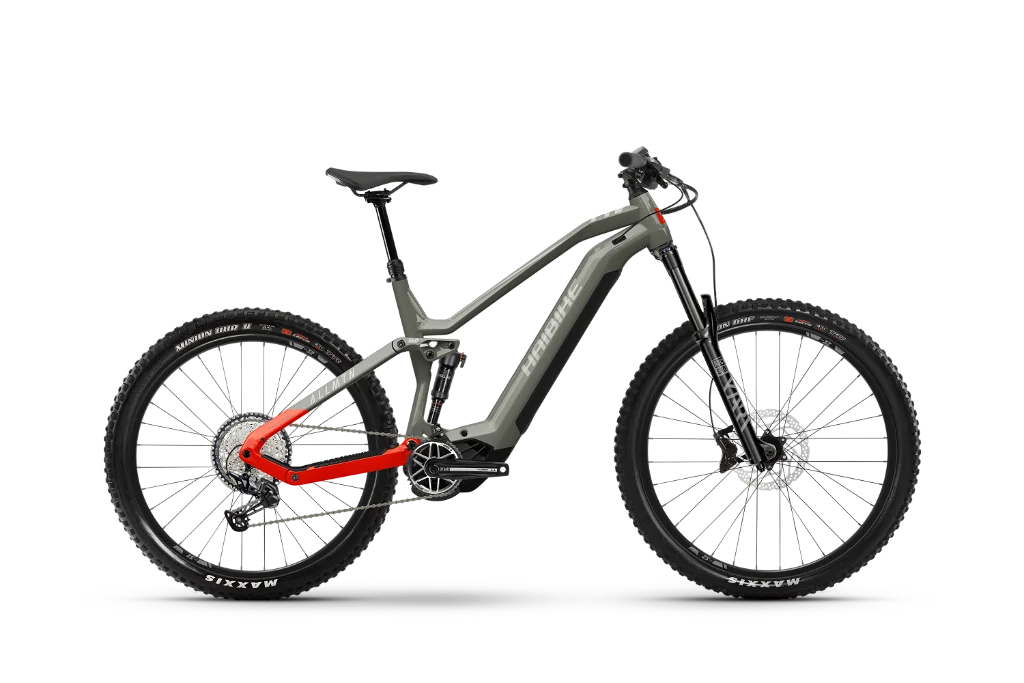 haibike fully e bike 2023 Haibike AllMtn 4 Haki Red 2023 – Bikefactory46