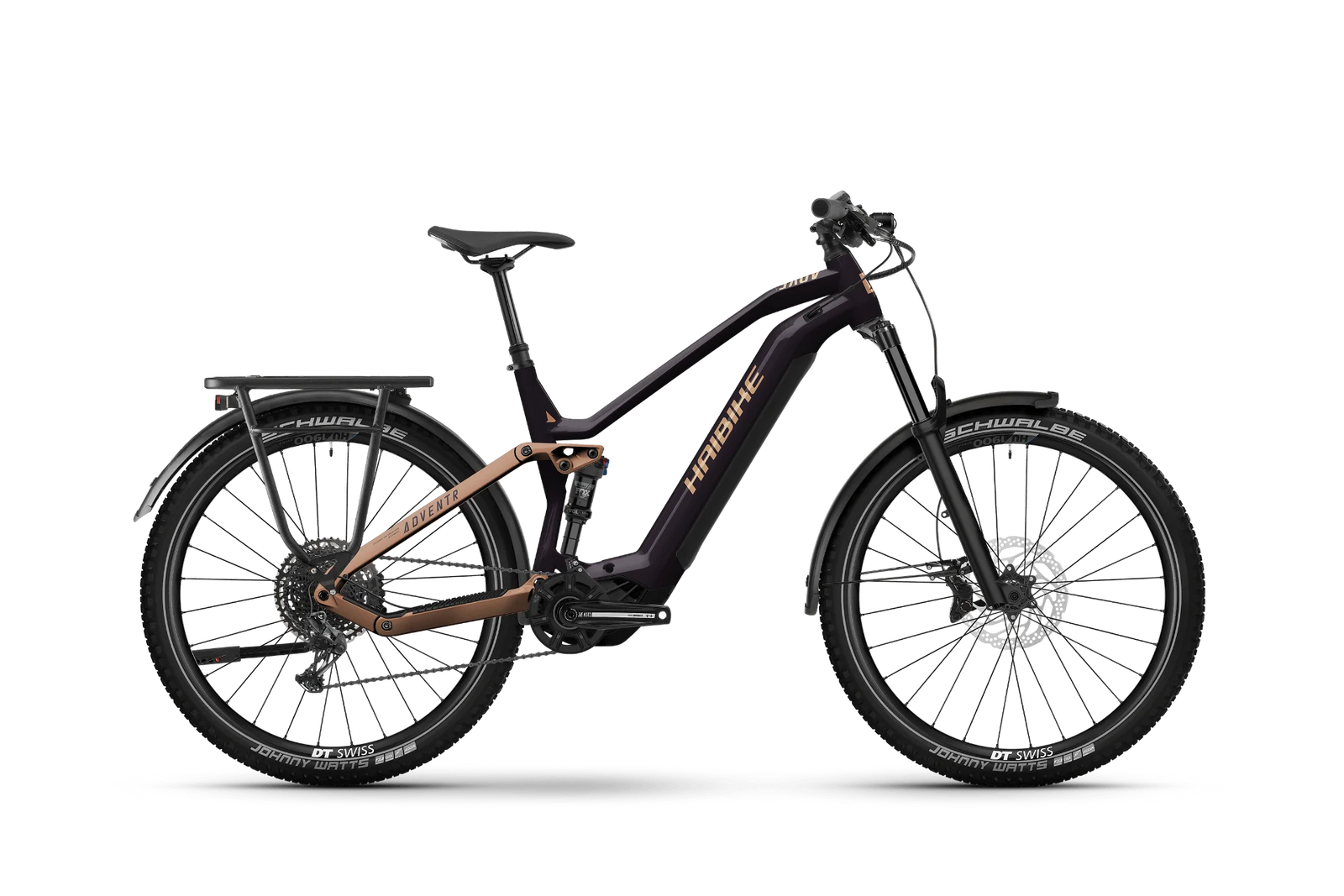 haibike e bike fully 2024 E-Bike Haibike Adventr SE MTB Fully purple/cognac