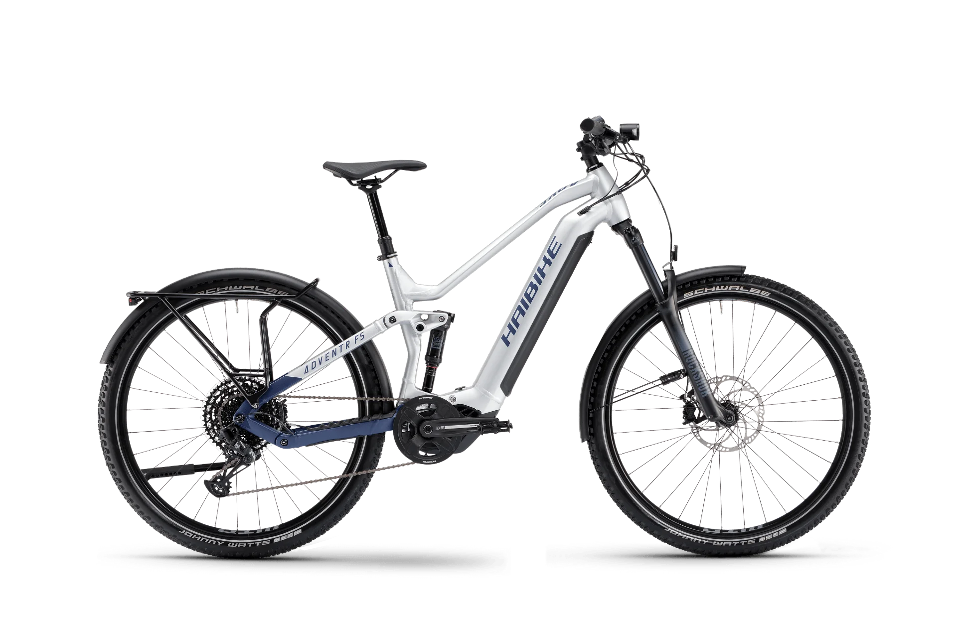 E-Bike Haibike Adventr 9 MTB Fully silver/dark blue - matt 2024