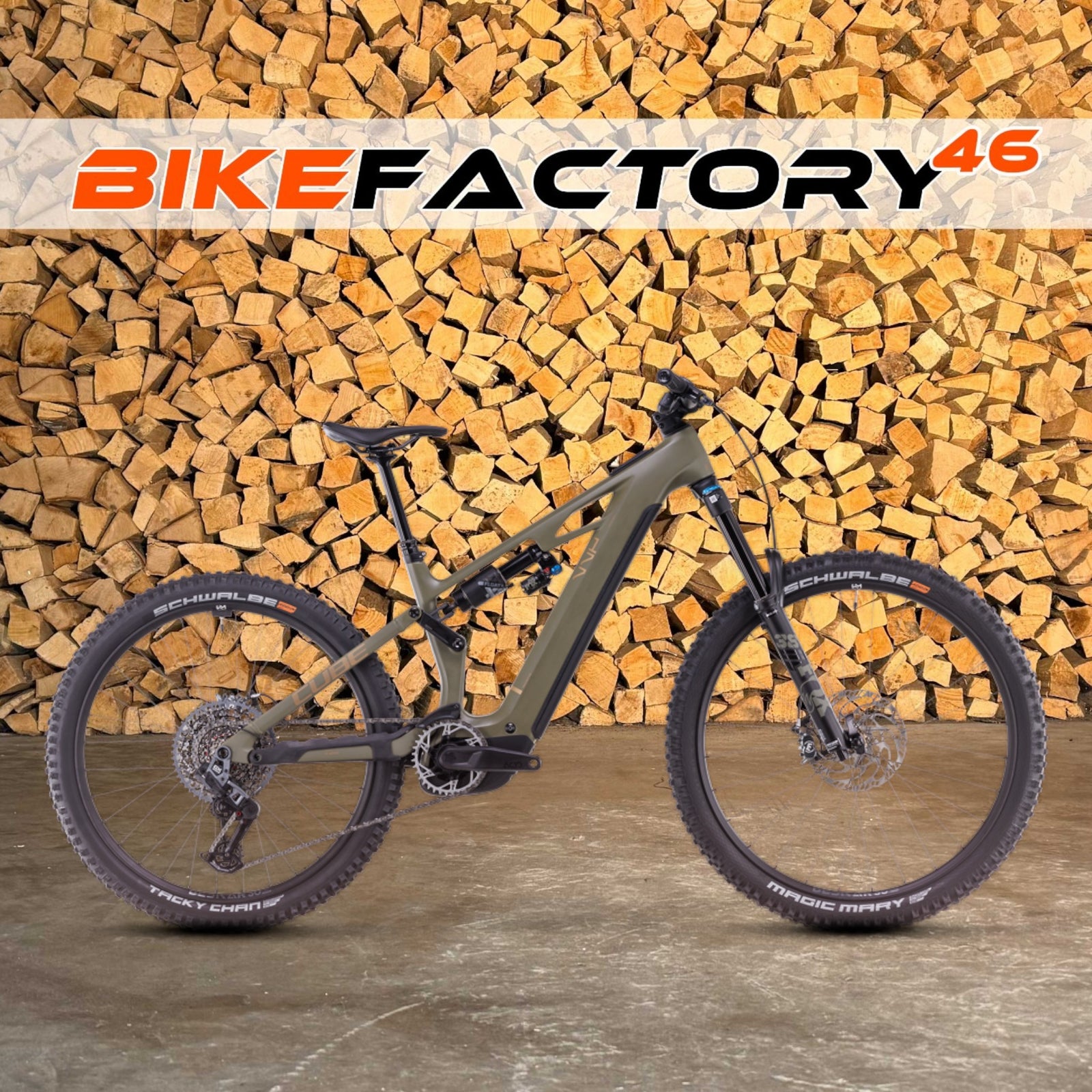 Cube Stereo Hybrid ONE77 HPC TM 800 dustyolive´n´gold – Bikefactory46